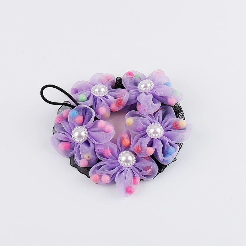 Accesoriu de păr din dantelă cu șnur, plasă florală, pentru fete, lucrat manual, stil pastoral, primăvara 2021