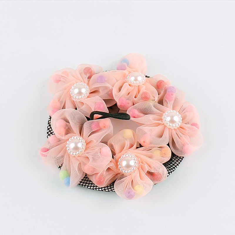 Accesoriu de păr din dantelă cu șnur, plasă florală, pentru fete, lucrat manual, stil pastoral, primăvara 2021