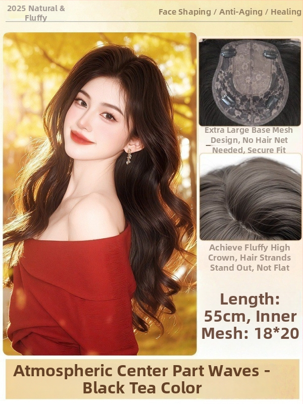 Parukė moterims, modelis B11 ilgai tiesus, aukštos temperatūros pluoštas, mechaninė konstrukcija