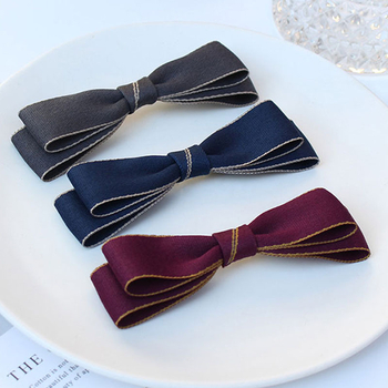 Mrežica za kosu s mašnicom i cvijetom na glavi, ručno izrađena, tkanina, korejski stil, za žene, Ns brend