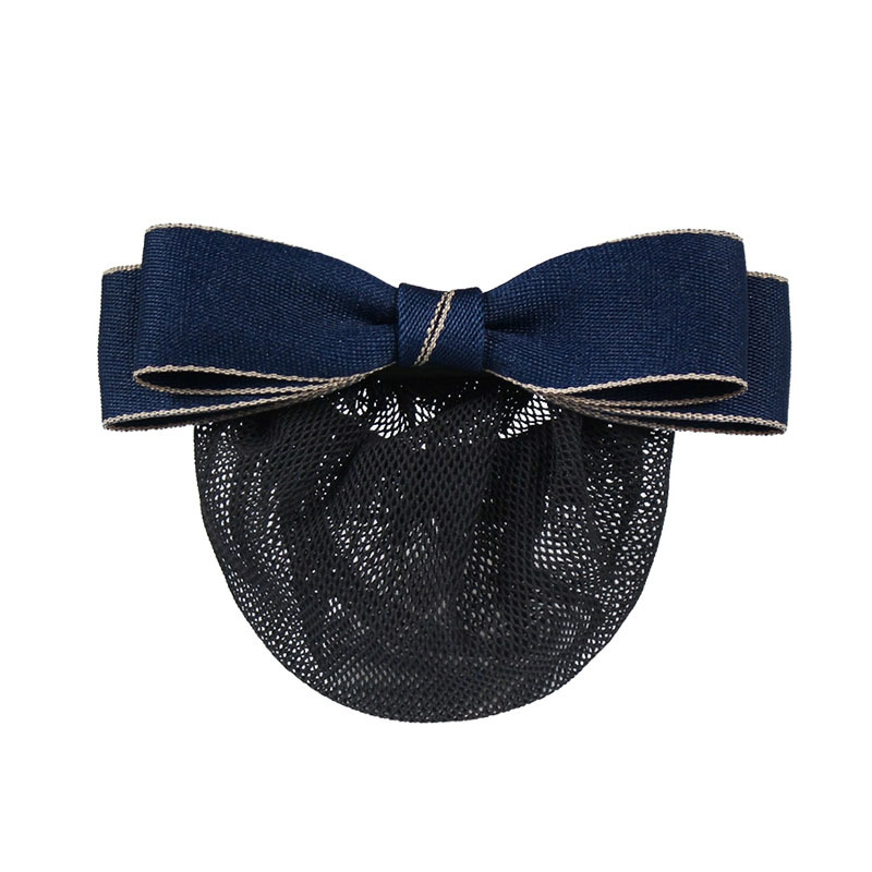 Mrežica za kosu s mašnicom i cvijetom na glavi, ručno izrađena, tkanina, korejski stil, za žene, Ns brend