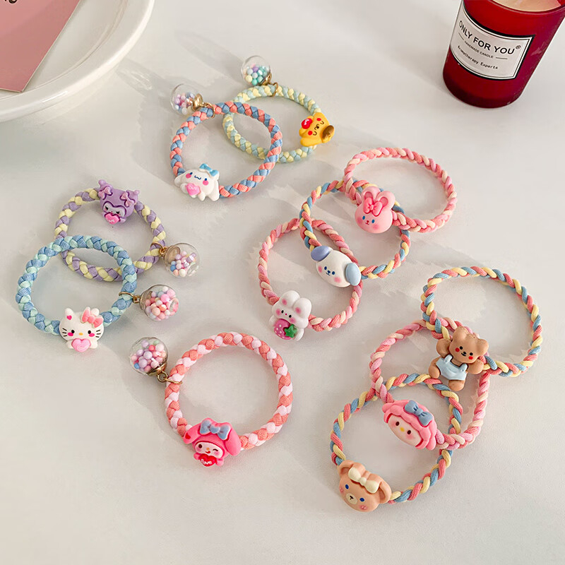 Agrafă de păr cu clip rotativ - Milk flavor blue, origine Jinhua, primăvara 2025, stil proaspăt și dulce, accesoriu pentru cap