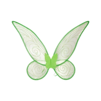 Šviesūs drugelių sparnai nugaros aksesuaras mergaitėms, audinio sparnai, 7–14 metų amžiaus