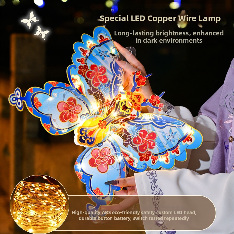 Blessed DIY rokdarbu laterna - pārnēsājama, neregulāra forma, spīdīga gaisma