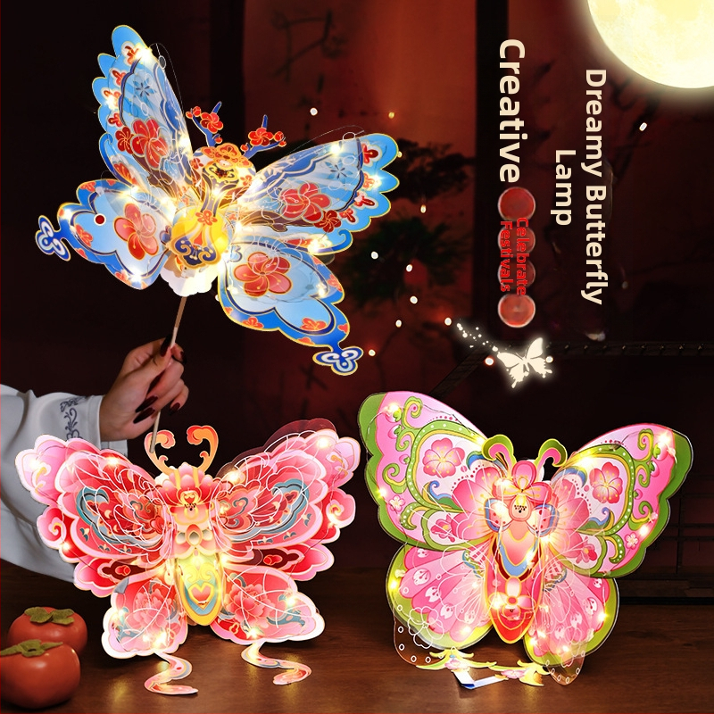 Blessed DIY rokdarbu laterna - pārnēsājama, neregulāra forma, spīdīga gaisma