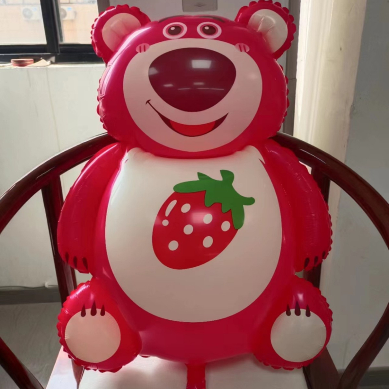 Σακίδιο από αλουμινόφυλλο, διακοσμητικό μπαλόνι, σχέδιο αρκούδας σε καρτούν