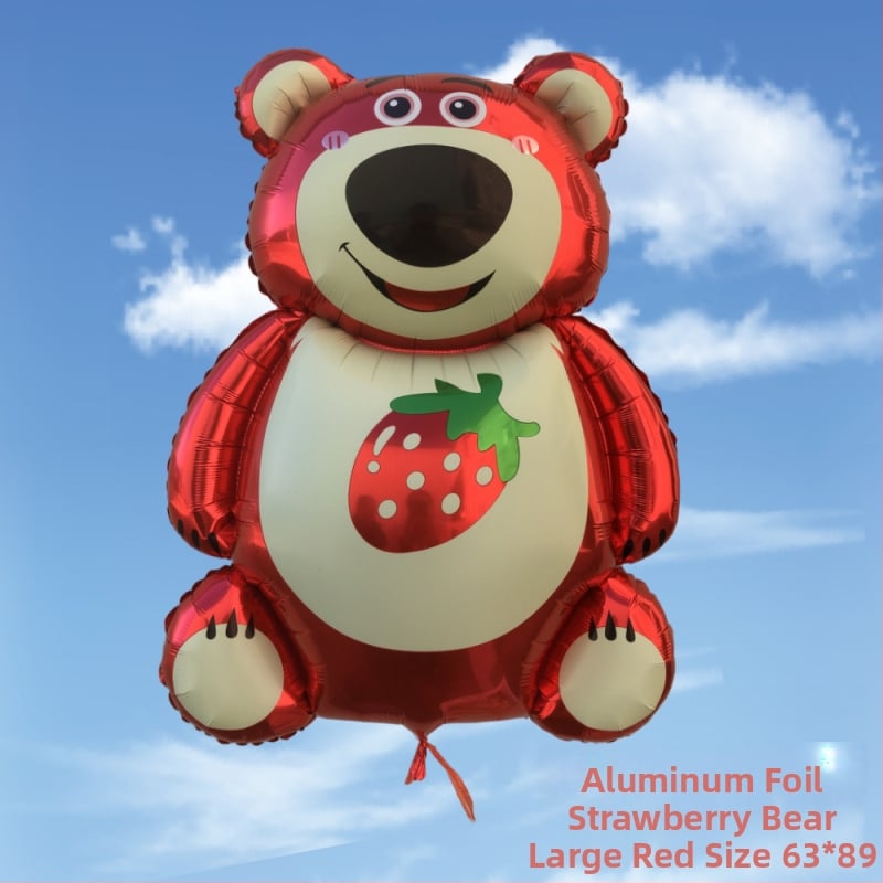 Σακίδιο από αλουμινόφυλλο, διακοσμητικό μπαλόνι, σχέδιο αρκούδας σε καρτούν