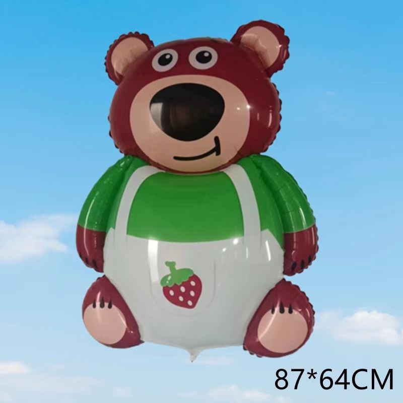 Σακίδιο από αλουμινόφυλλο, διακοσμητικό μπαλόνι, σχέδιο αρκούδας σε καρτούν