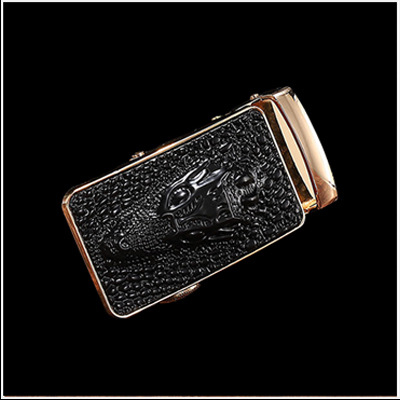 Automātiska sakausējuma jostas sprādze, biznes stila, banketam piemērota, pielāgojama