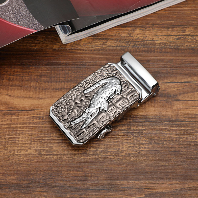 Automātiska sakausējuma jostas sprādze, biznes stila, banketam piemērota, pielāgojama