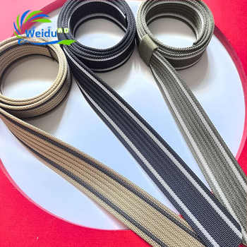 Nailona militārā josta, platums 3.8 cm, biezums 2.5 mm, garums 120 cm, tank raksts, teksturēta