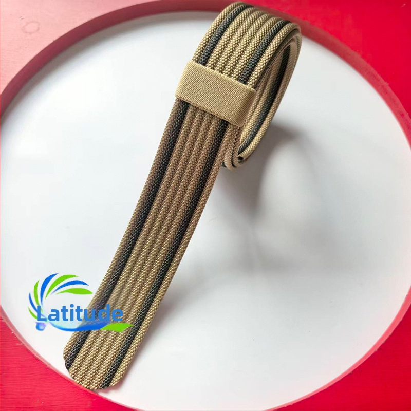 Nailona militārā josta, platums 3.8 cm, biezums 2.5 mm, garums 120 cm, tank raksts, teksturēta