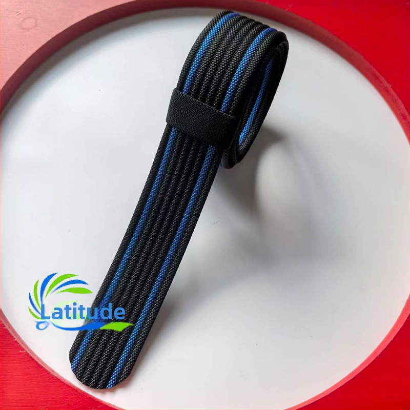 Nailona militārā josta, platums 3.8 cm, biezums 2.5 mm, garums 120 cm, tank raksts, teksturēta