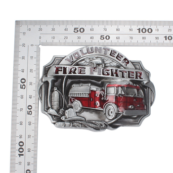 Ugunsdzēsēja jostas sprādze, sakausne, gluda, 2015