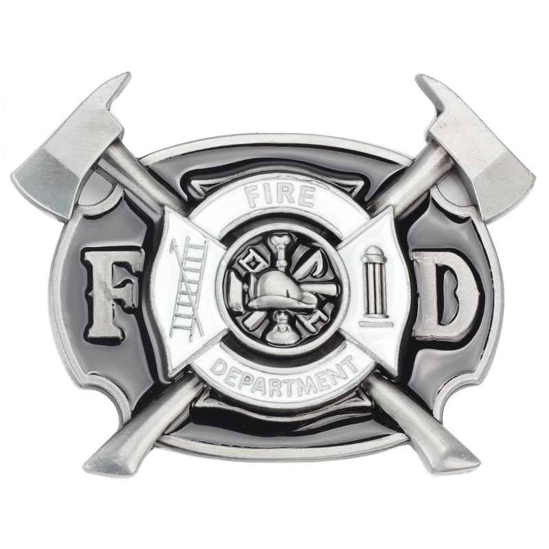 Ugunsdzēsēja jostas sprādze, sakausne, gluda, 2015