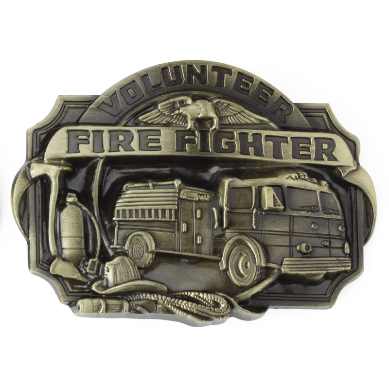 Ugunsdzēsēja jostas sprādze, sakausne, gluda, 2015