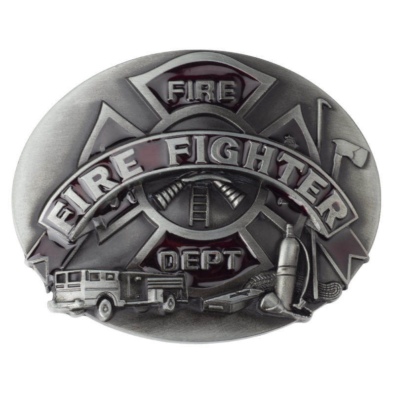 Ugunsdzēsēja jostas sprādze, sakausne, gluda, 2015