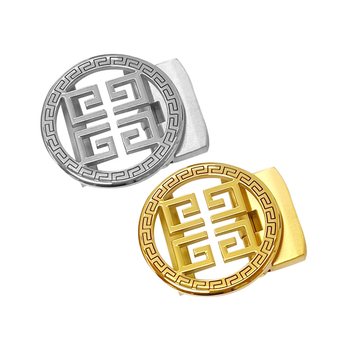 Vīriešu nerūsējošā tērauda automātiskā jostas sprādze ar burtiem — pielāgojama, universāls stils, piemērots ārējai lietošanai