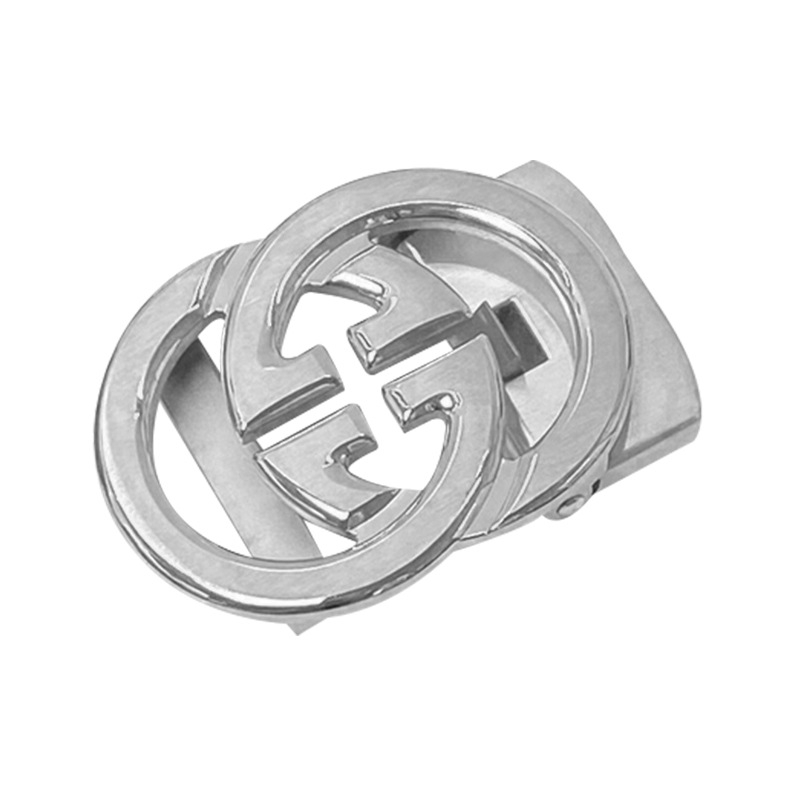 Vīriešu nerūsējošā tērauda automātiskā jostas sprādze ar burtiem — pielāgojama, universāls stils, piemērots ārējai lietošanai