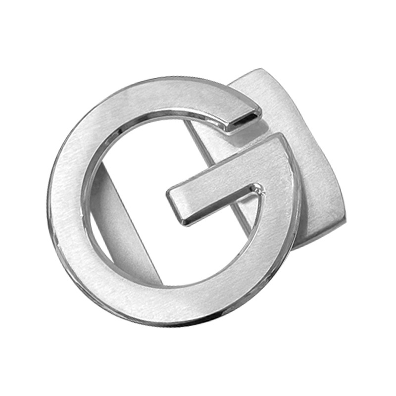 Vīriešu nerūsējošā tērauda automātiskā jostas sprādze ar burtiem — pielāgojama, universāls stils, piemērots ārējai lietošanai