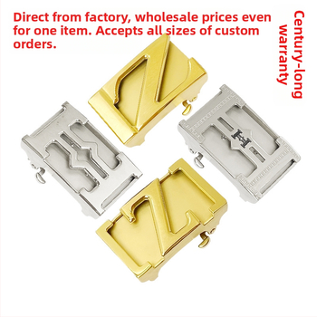 Vīriešu jostas sprādze no nerūsējoša tērauda ar automātisku aizvēršanu – universāls stils, āra lietošanai, pielāgošana pieejama