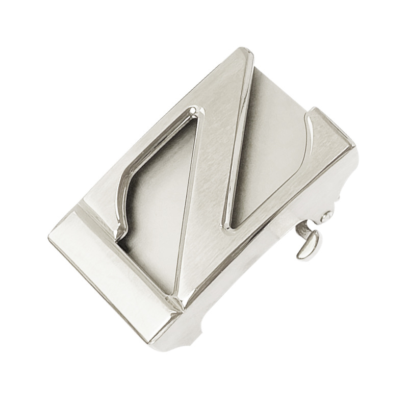 Vīriešu jostas sprādze no nerūsējoša tērauda ar automātisku aizvēršanu – universāls stils, āra lietošanai, pielāgošana pieejama