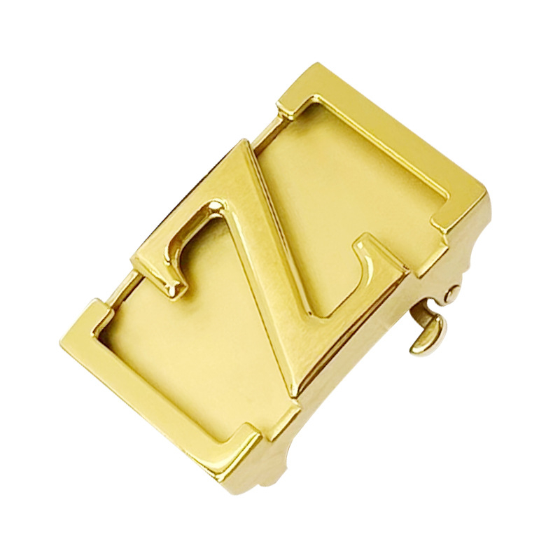 Vīriešu jostas sprādze no nerūsējoša tērauda ar automātisku aizvēršanu – universāls stils, āra lietošanai, pielāgošana pieejama