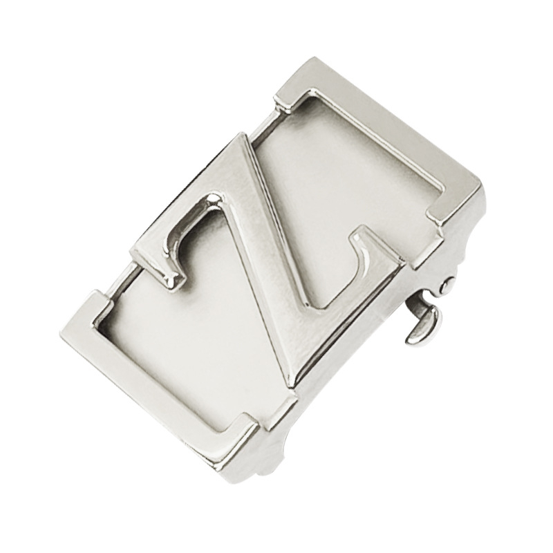 Vīriešu jostas sprādze no nerūsējoša tērauda ar automātisku aizvēršanu – universāls stils, āra lietošanai, pielāgošana pieejama