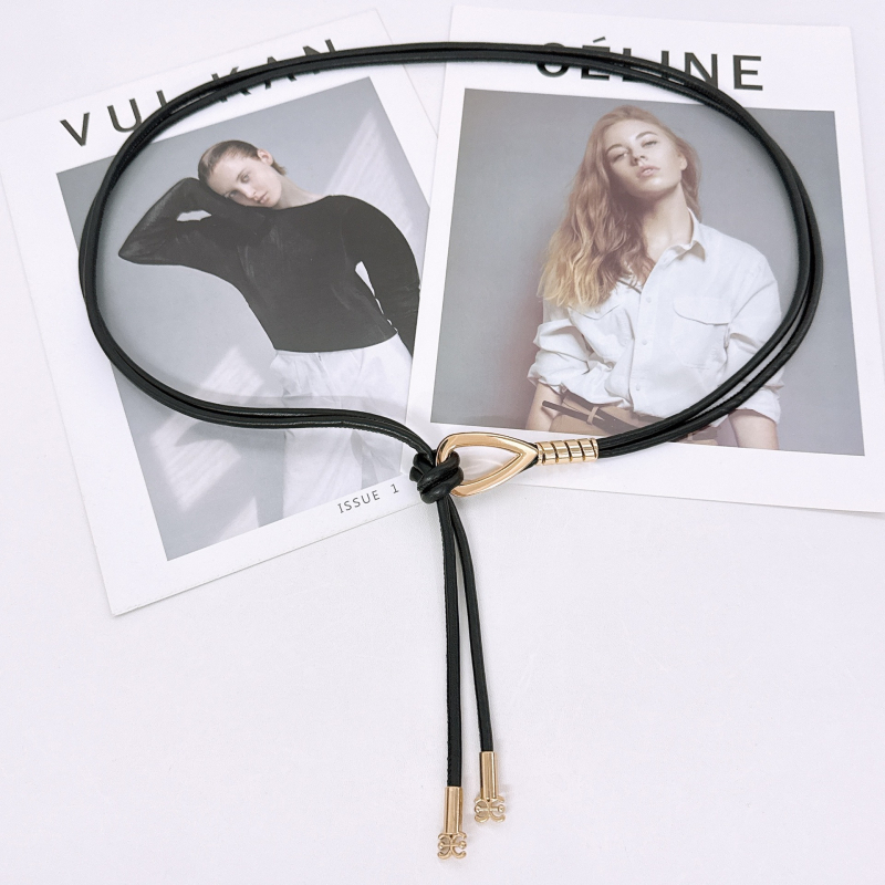 Curea de talie subțire din piele sintetică, stil șnur – accesoriu versatil pentru rochii și paltoane, cataramă din aliaj, închidere netedă, lățime sub 2 cm