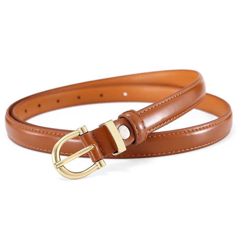 Ženski kaiš u korejskom stilu, umjetna koža, kopča od legure, zatvaranje iglom, tanak dizajn, Mingduo