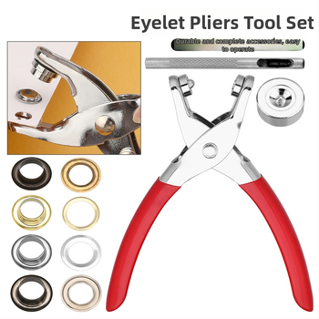 Eyelet uzstādīšanas komplekts – Ym zīmola komplekts somām un apģērbam, 100/200 komplekti