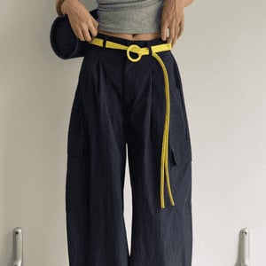 Uska strukna traka od PU kože, kopča s klinom, ručna izrada, umjetnički retro stil