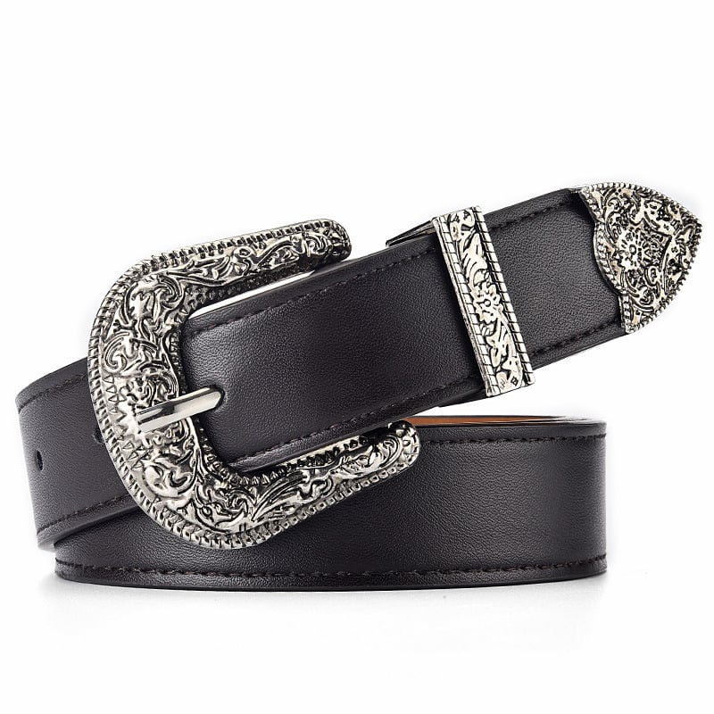 Remen od umjetne kože s graviranom kopčom PU; kopča na pin; stil fashion commuter