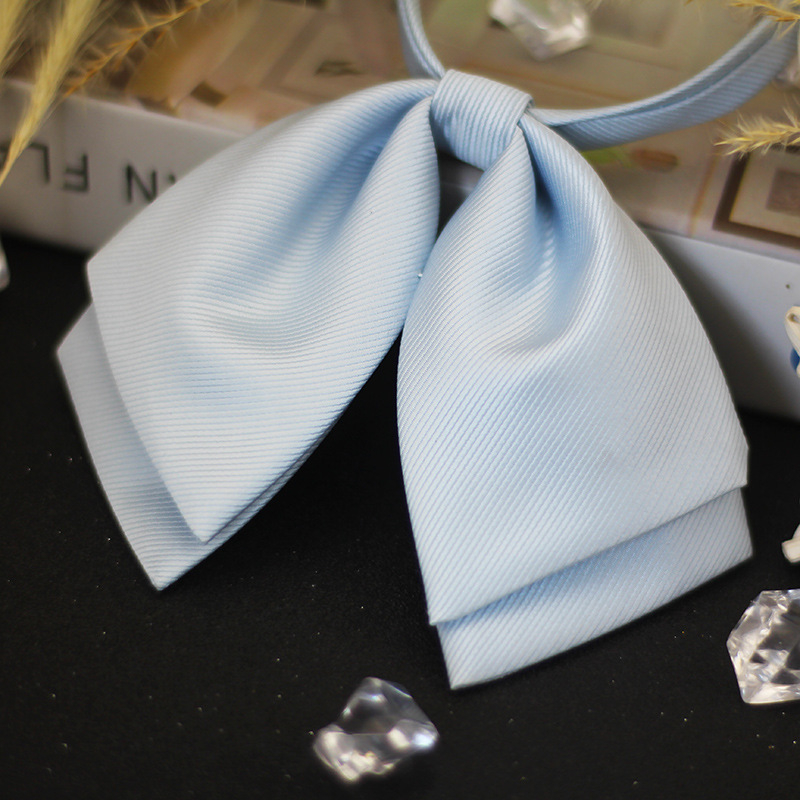 Vratna kravata s cvijetom za ovratnik, poliester, jacquard, monokromatski uzorak, stil strelica, parni stil, sveučilišni stil