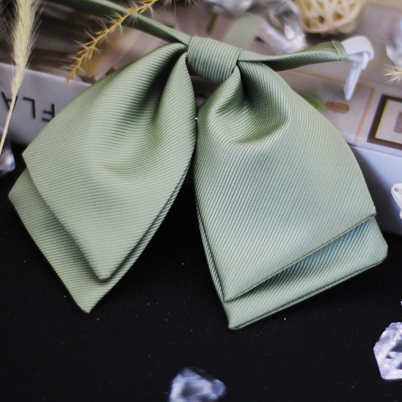 Vratna kravata s cvijetom za ovratnik, poliester, jacquard, monokromatski uzorak, stil strelica, parni stil, sveučilišni stil