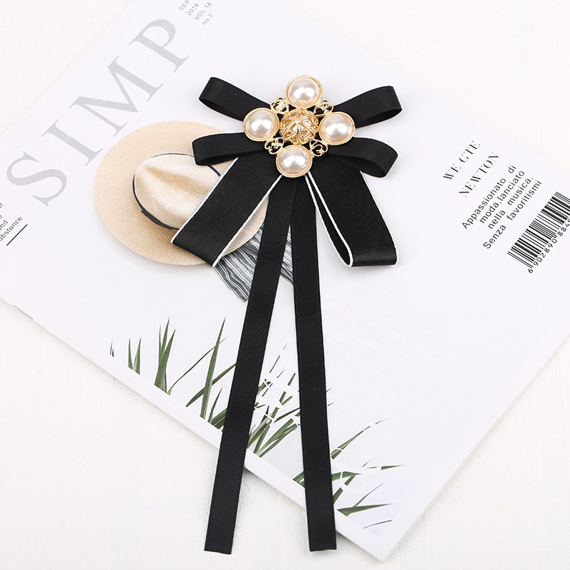 Sieviešu kakla jostas kaklasaite — korejiešu koledžas stila un britu augstākās klases modes; materiāls: poliestera diegs; raksts: vienkrāsains; modelis: mezgls