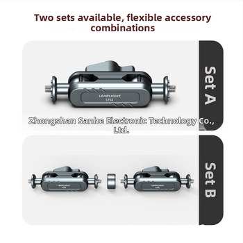 LEAPLIGHT Braț metalic Magic, extensibil, suport universal de birou pentru telefoane, tablete și camere — aliaj