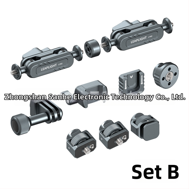 LEAPLIGHT Braț metalic Magic, extensibil, suport universal de birou pentru telefoane, tablete și camere — aliaj