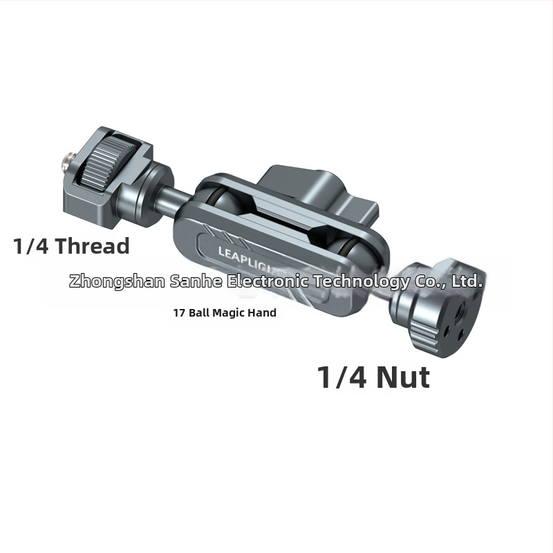 LEAPLIGHT Braț metalic Magic, extensibil, suport universal de birou pentru telefoane, tablete și camere — aliaj