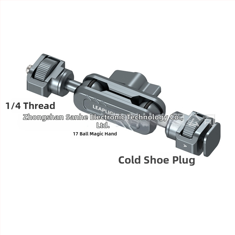 LEAPLIGHT Braț metalic Magic, extensibil, suport universal de birou pentru telefoane, tablete și camere — aliaj