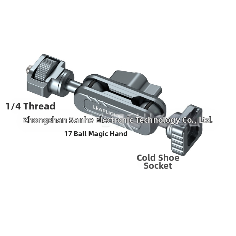 LEAPLIGHT Braț metalic Magic, extensibil, suport universal de birou pentru telefoane, tablete și camere — aliaj