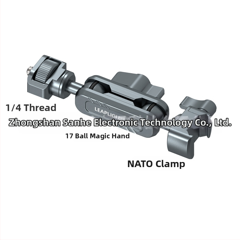 LEAPLIGHT Braț metalic Magic, extensibil, suport universal de birou pentru telefoane, tablete și camere — aliaj