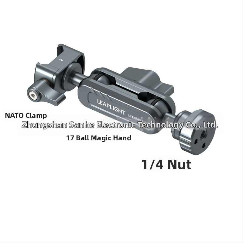 LEAPLIGHT Braț metalic Magic, extensibil, suport universal de birou pentru telefoane, tablete și camere — aliaj