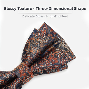 Vīriešu kāzu papionu kaklasaite, 100% poliestera, stils: papionu, pieaugušajiem, vasara 2024