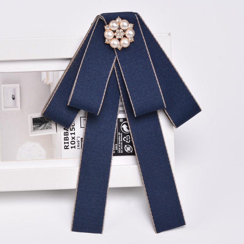 Sievietēm paredzēta kaklasaite ar ziedu uz apkakles, džakarda audums, lokveida forma, bulta stils, Korejas versija, poliesteres oderējums