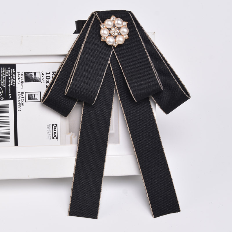 Sievietēm paredzēta kaklasaite ar ziedu uz apkakles, džakarda audums, lokveida forma, bulta stils, Korejas versija, poliesteres oderējums