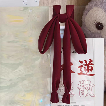 Bow Tie Kakla zieds - Poliesteris, Yarn-Dyed, Plakana galviņa, Korejas stils, Elastīga netkaina iekšējā odere