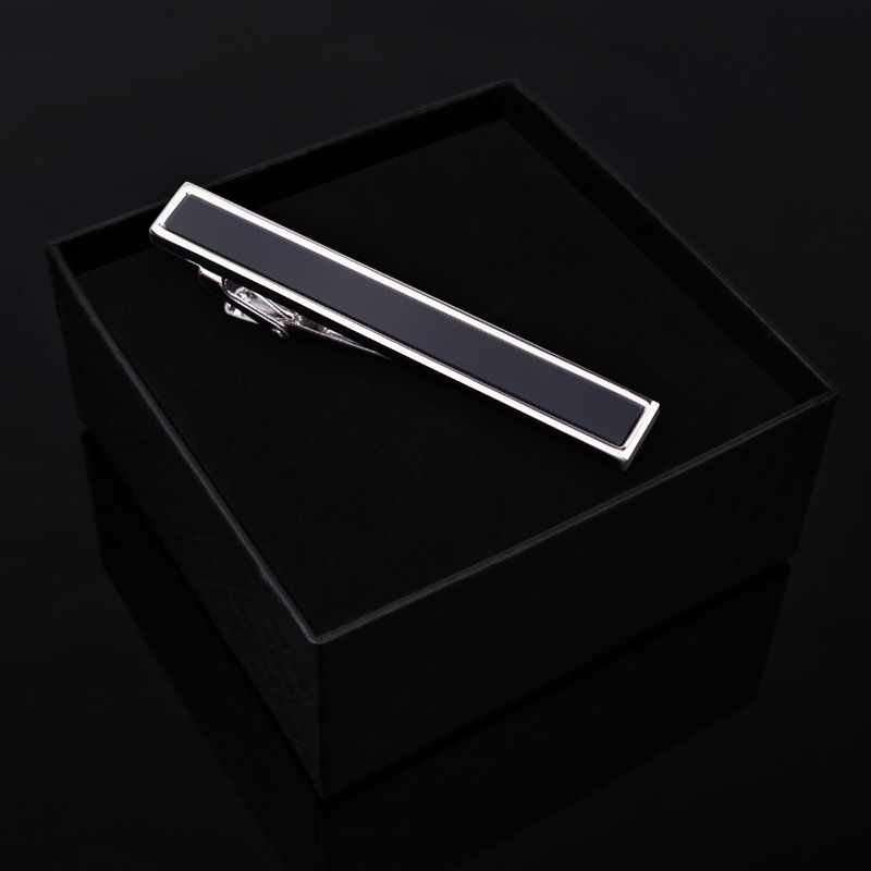 Kravatu sprādze no sakausējuma, ģeometriskais raksts ar diamanta motīvu, plakana galva, universāla, piemērota biznesa vakariņām un kāzām