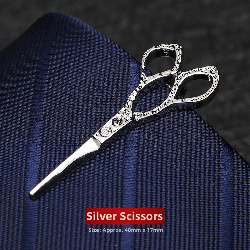 Kravatu sprādze no sakausējuma, ģeometriskais raksts ar diamanta motīvu, plakana galva, universāla, piemērota biznesa vakariņām un kāzām