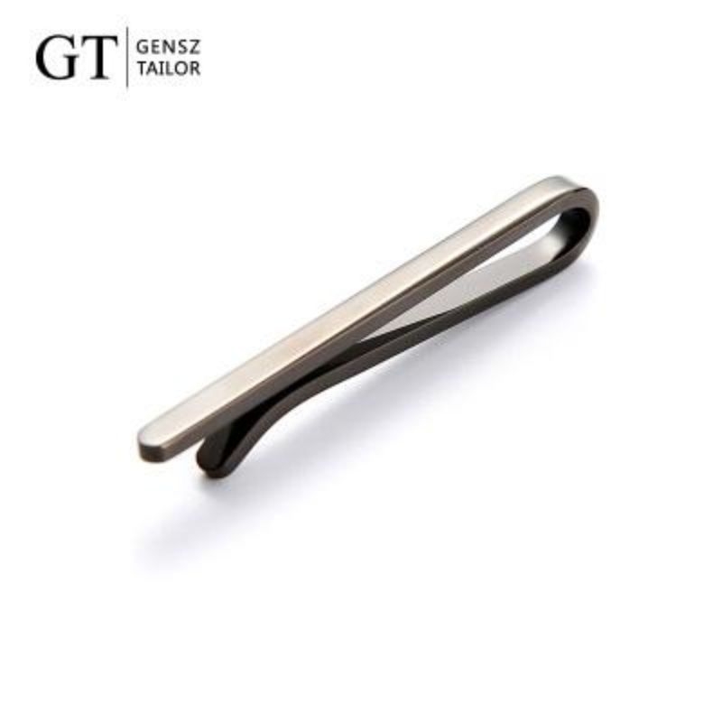 Kravatu klips no 304 nerūsējošā tērauda, plāns, daudzpusīgs, formāls vīriešu aksesuārs